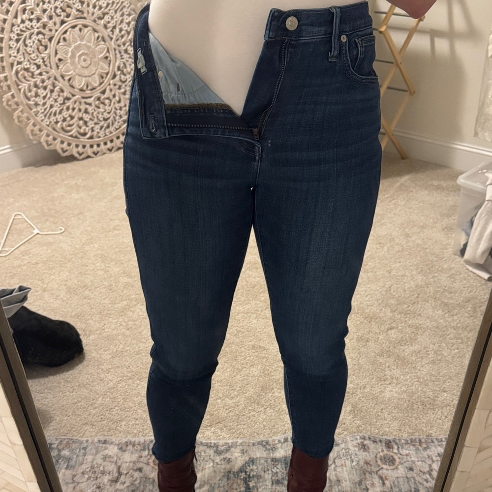 Madewell Dark Blue Skinny Jeans